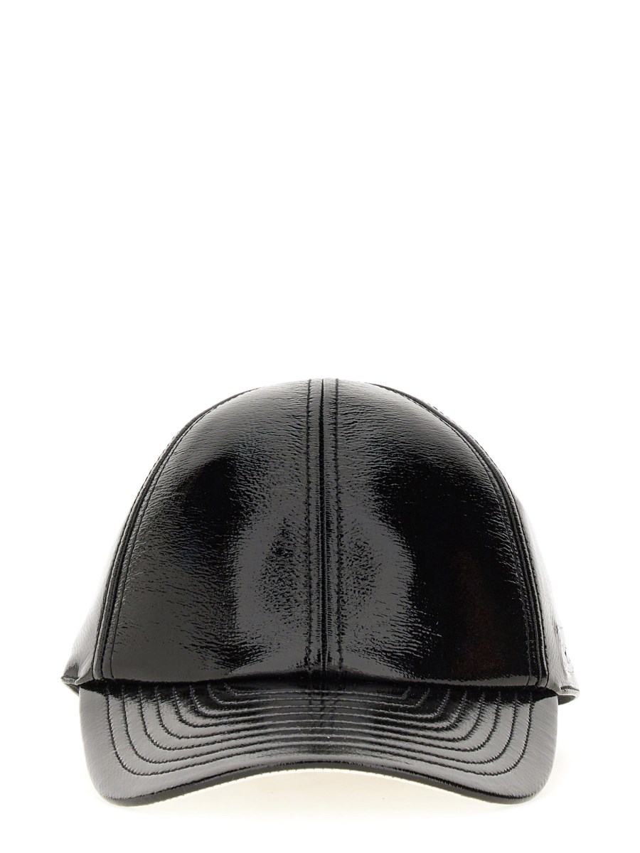 COURREGES CAPPELLO DA BASEBALL IN VINILE CON LOGO