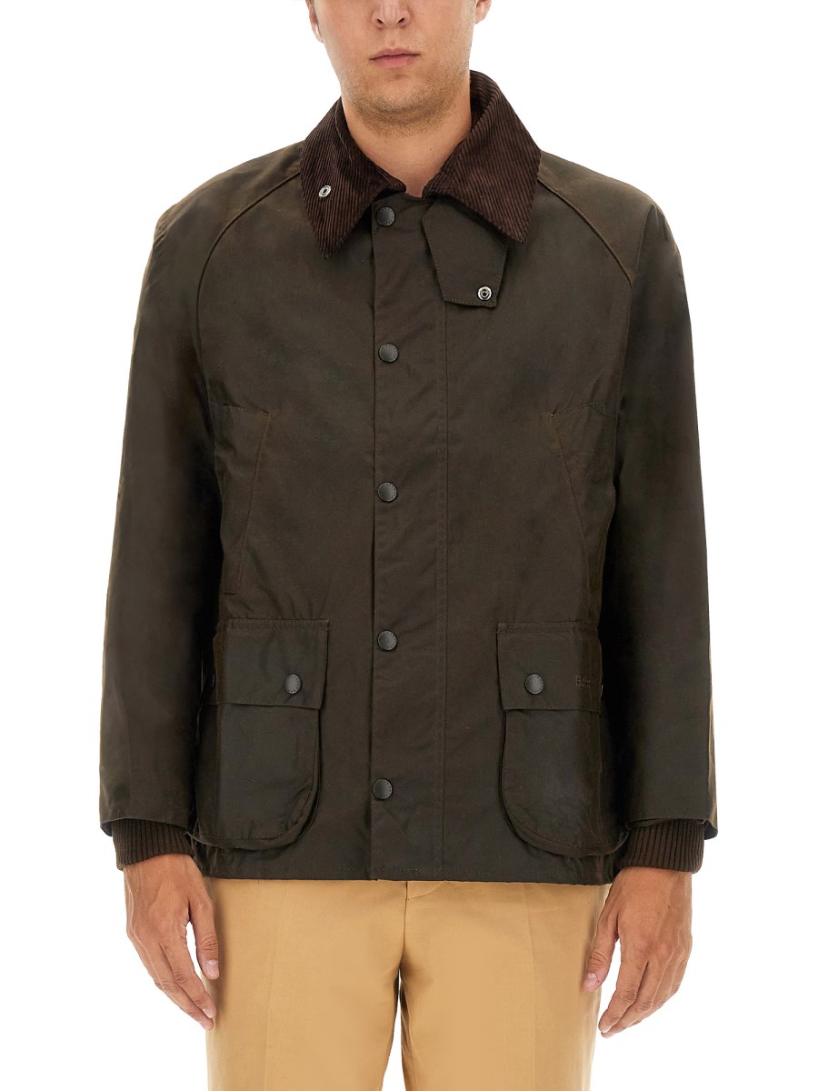 BARBOUR GIACCA "BEDALE WAX" IN COTONE