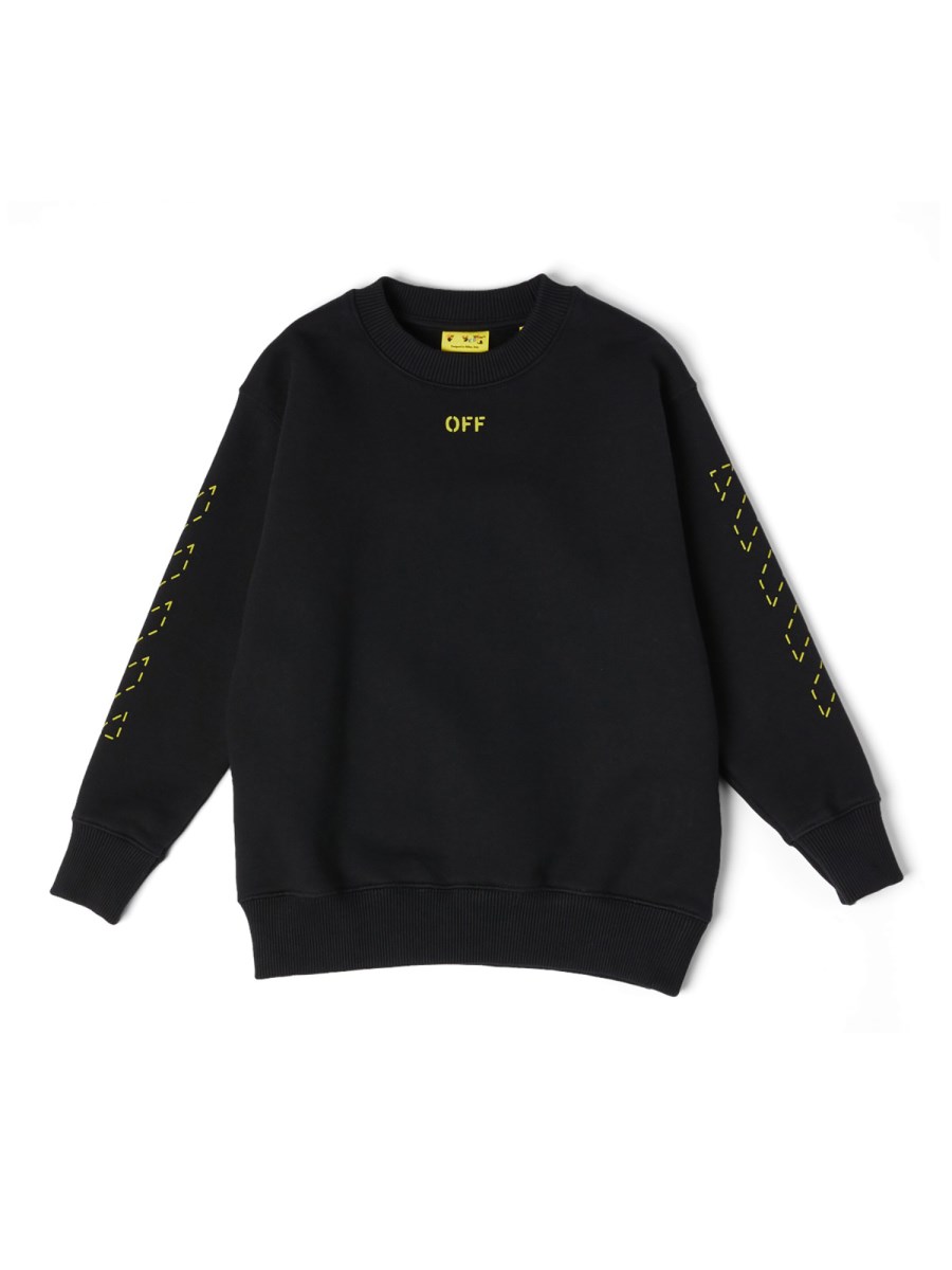 arrow stitched crewneck