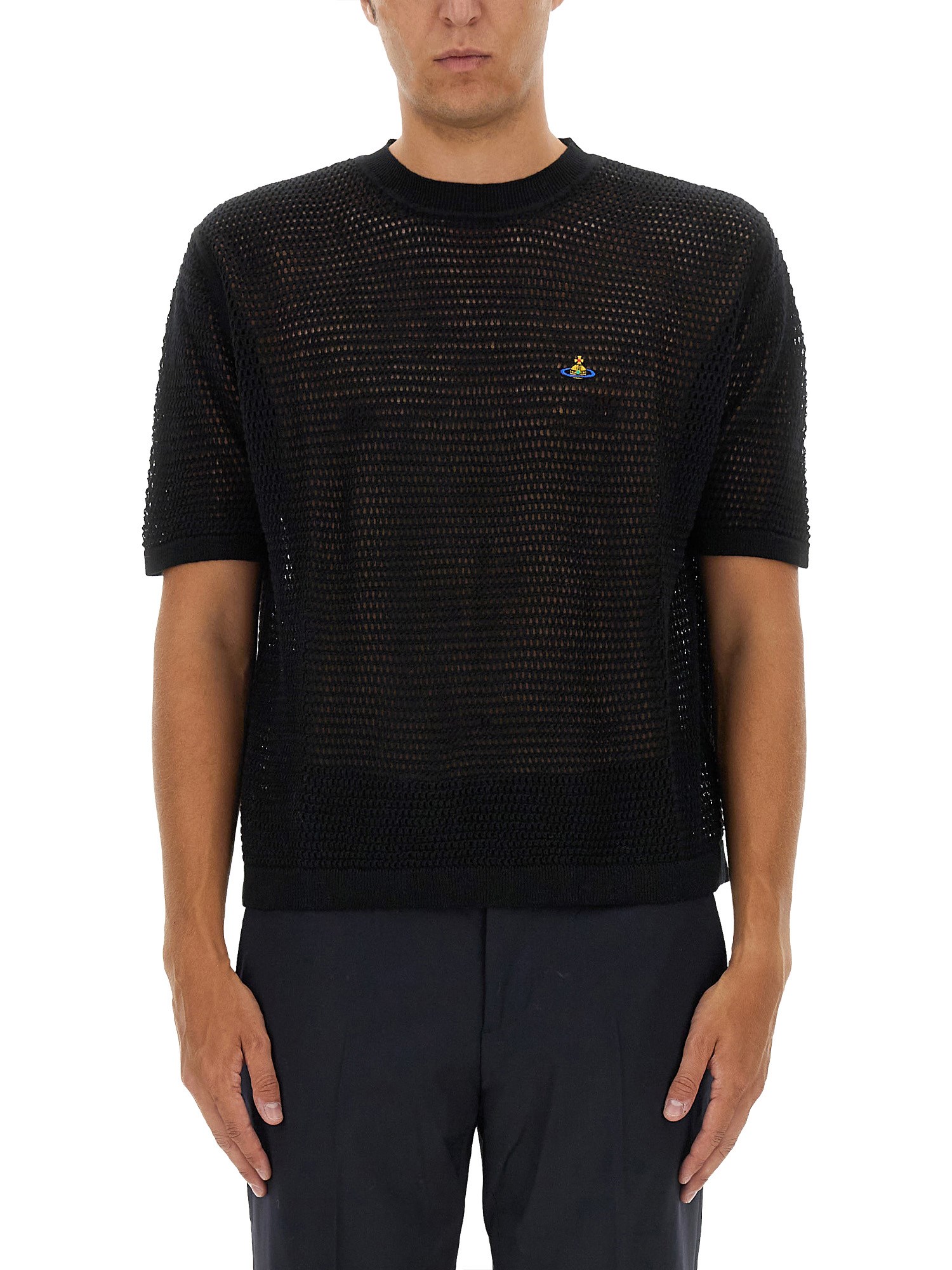 Vivienne Westwood Jersey "julian" In Black