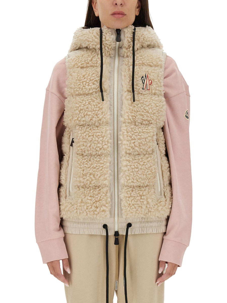 MONCLER GRENOBLE GILET CON LOGO