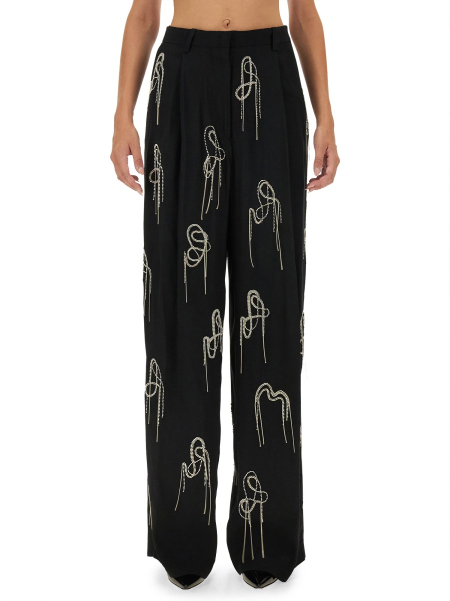 DRIES VAN NOTEN PANTALONE WIDE LEG