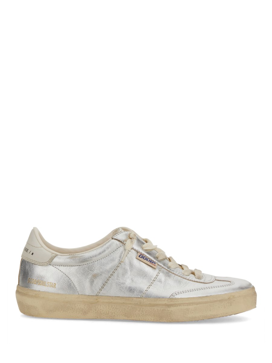 GOLDEN GOOSE SNEAKER "SOUL STAR" IN PELLE LAMINATA