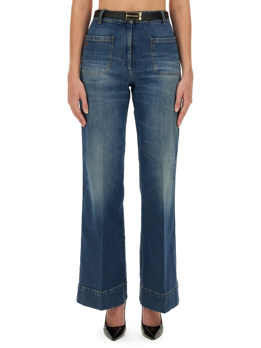 VICTORIA BECKHAM JEANS ALINA IN DENIM