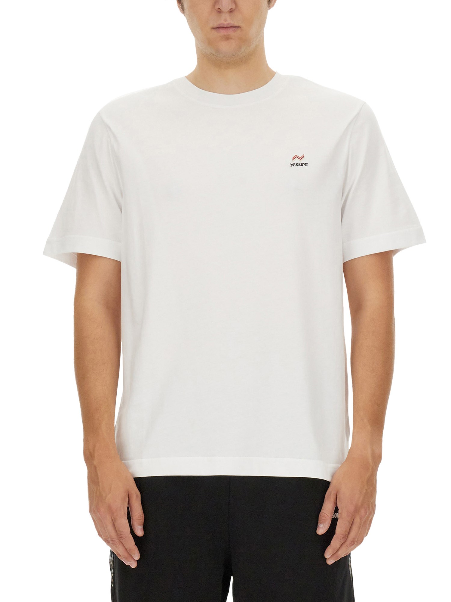 Shop Missoni Cotton T-shirt In White