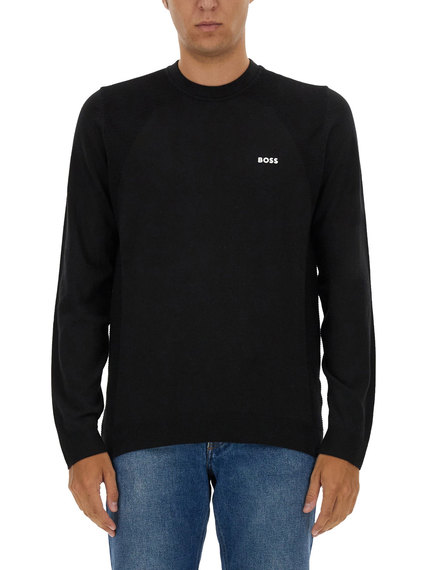 Hugo Boss T-shirt With Logo In Black