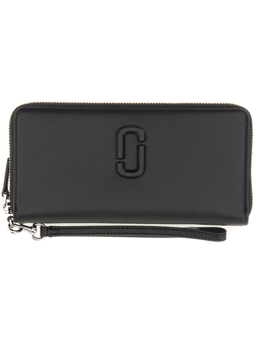 MARC JACOBS CONTINENTAL WALLET WITH LOGO Eleonora Bonucci