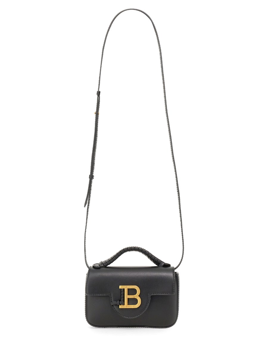 BALMAIN BORSA "B-BUZZ 17" MINI IN PELLE