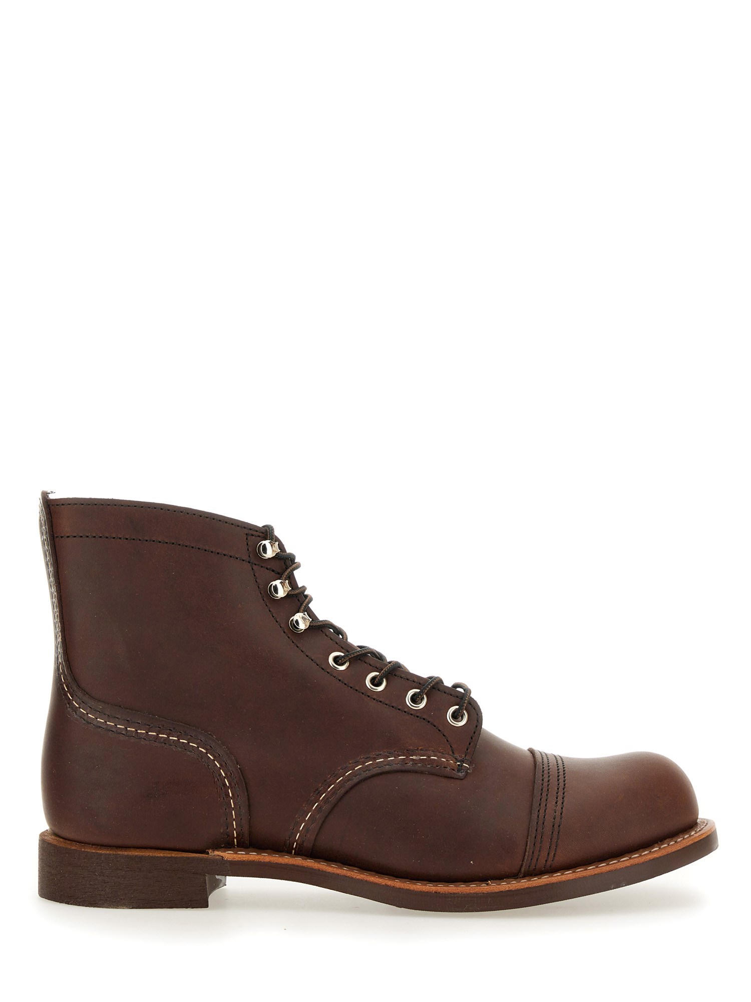 Shop Red Wing Leather Boot In Buff