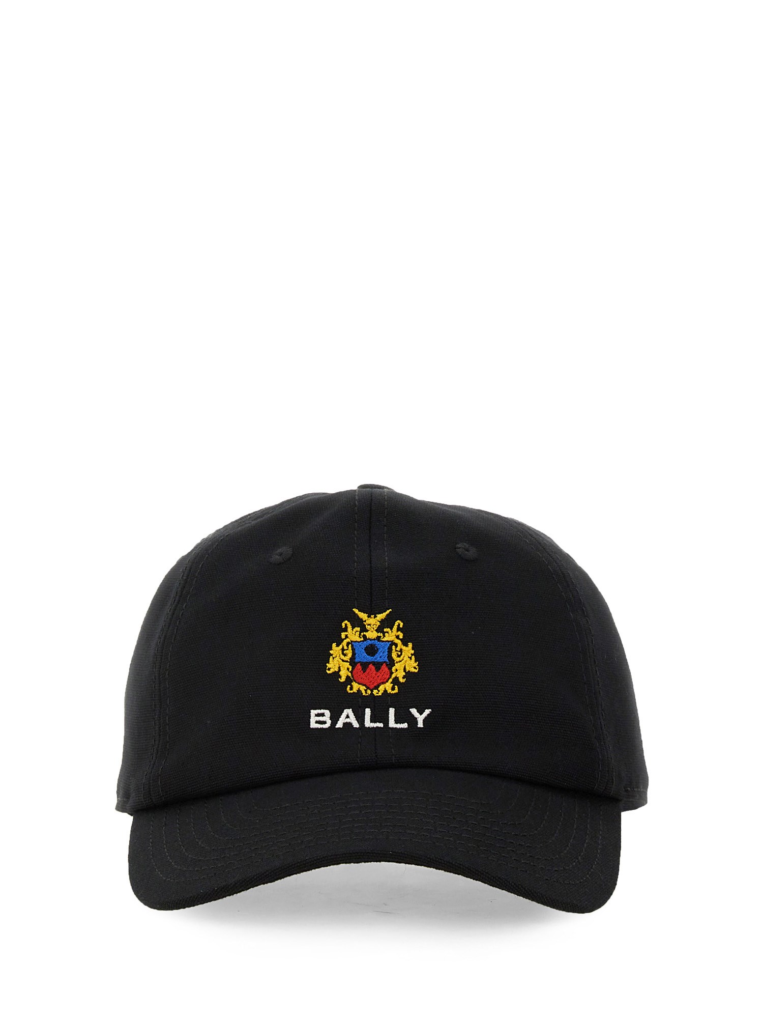 Shop Bally Crest Logo Hat In Black