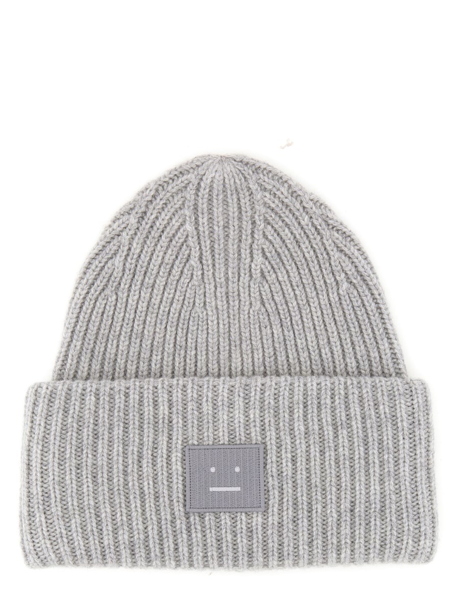 CAPPELLO BEANIE CON PATCH FACE