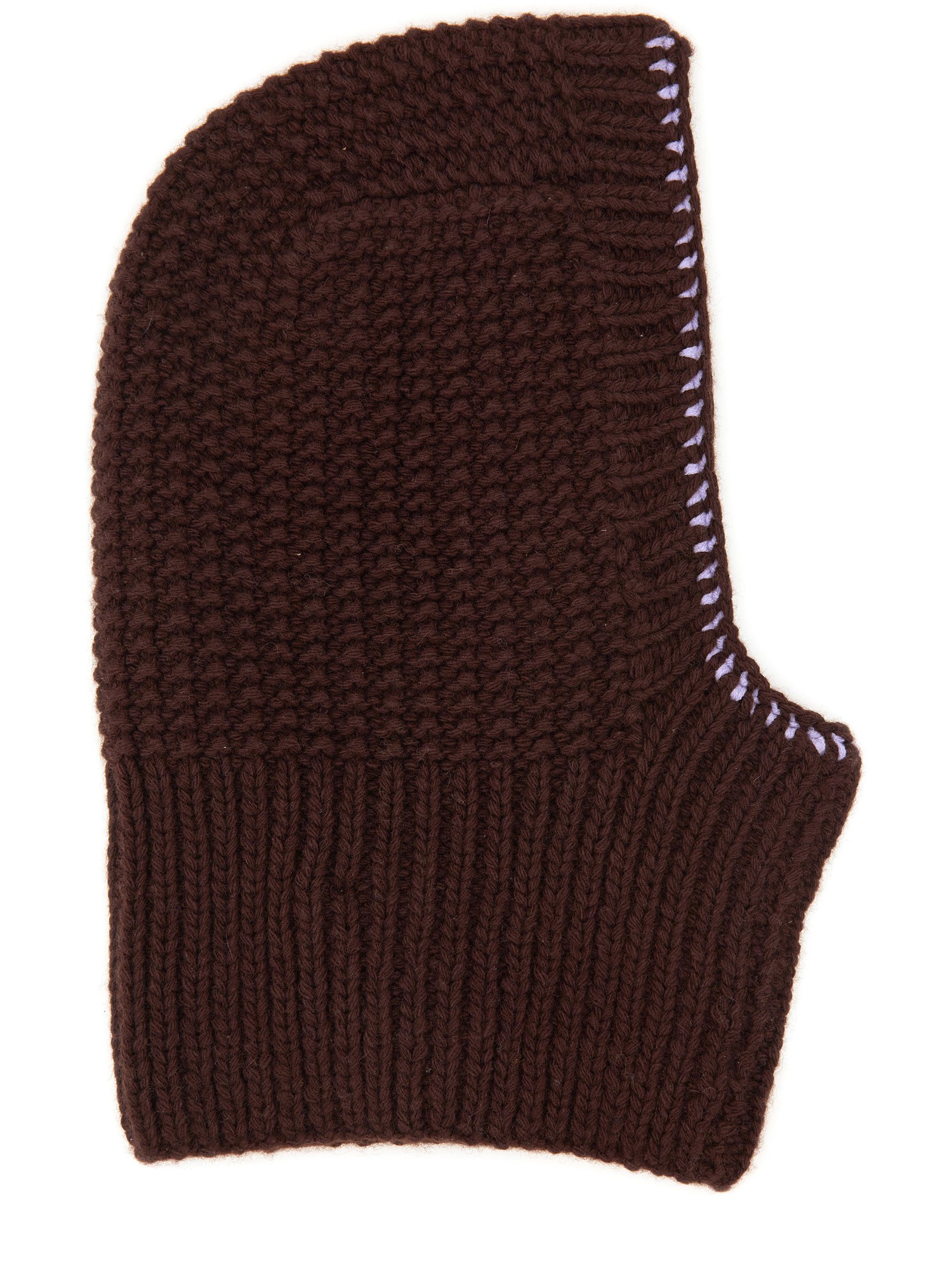 Shop Ymc You Must Create Wool Balaclava In Brown