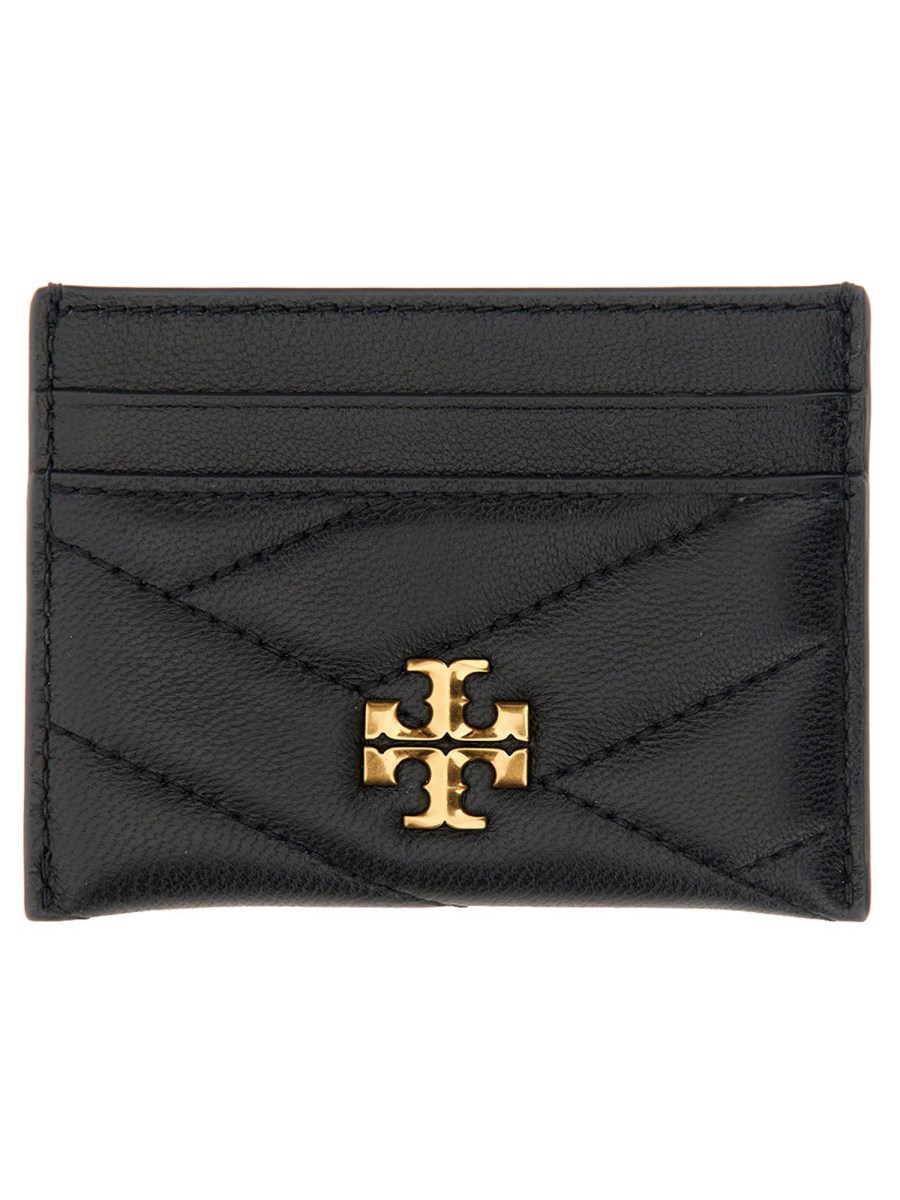 TORY BURCH PORTACARTE "KIRA" IN PELLE CHEVRON