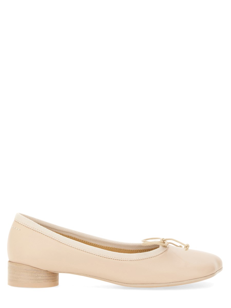 MM6 MAISON MARGIELA BALLERINE ANATOMICHE CLASSICHE IN PELLE