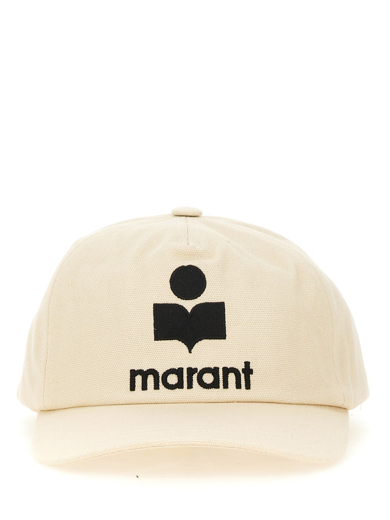 Marant Baseball Cap "tyron" In Beige