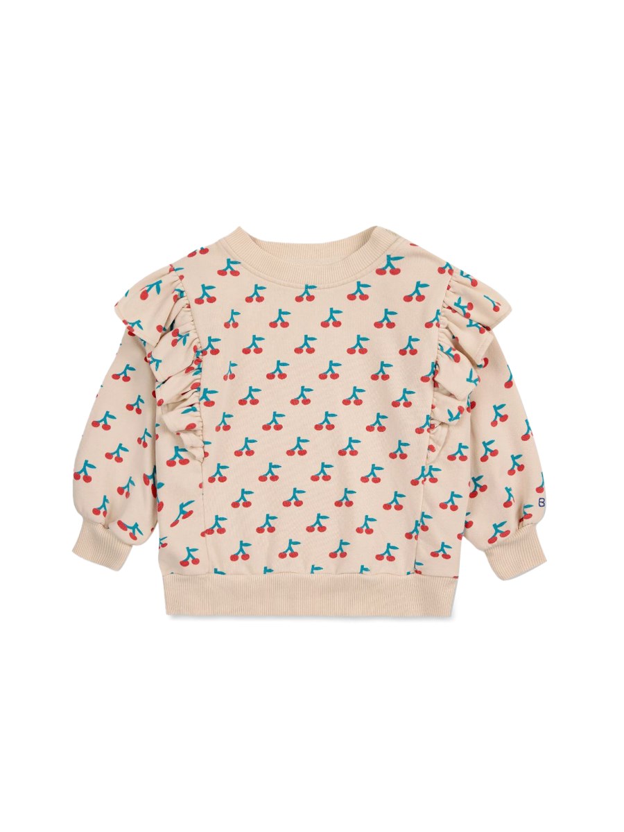 baby cherry all over ruffle sweatshirt