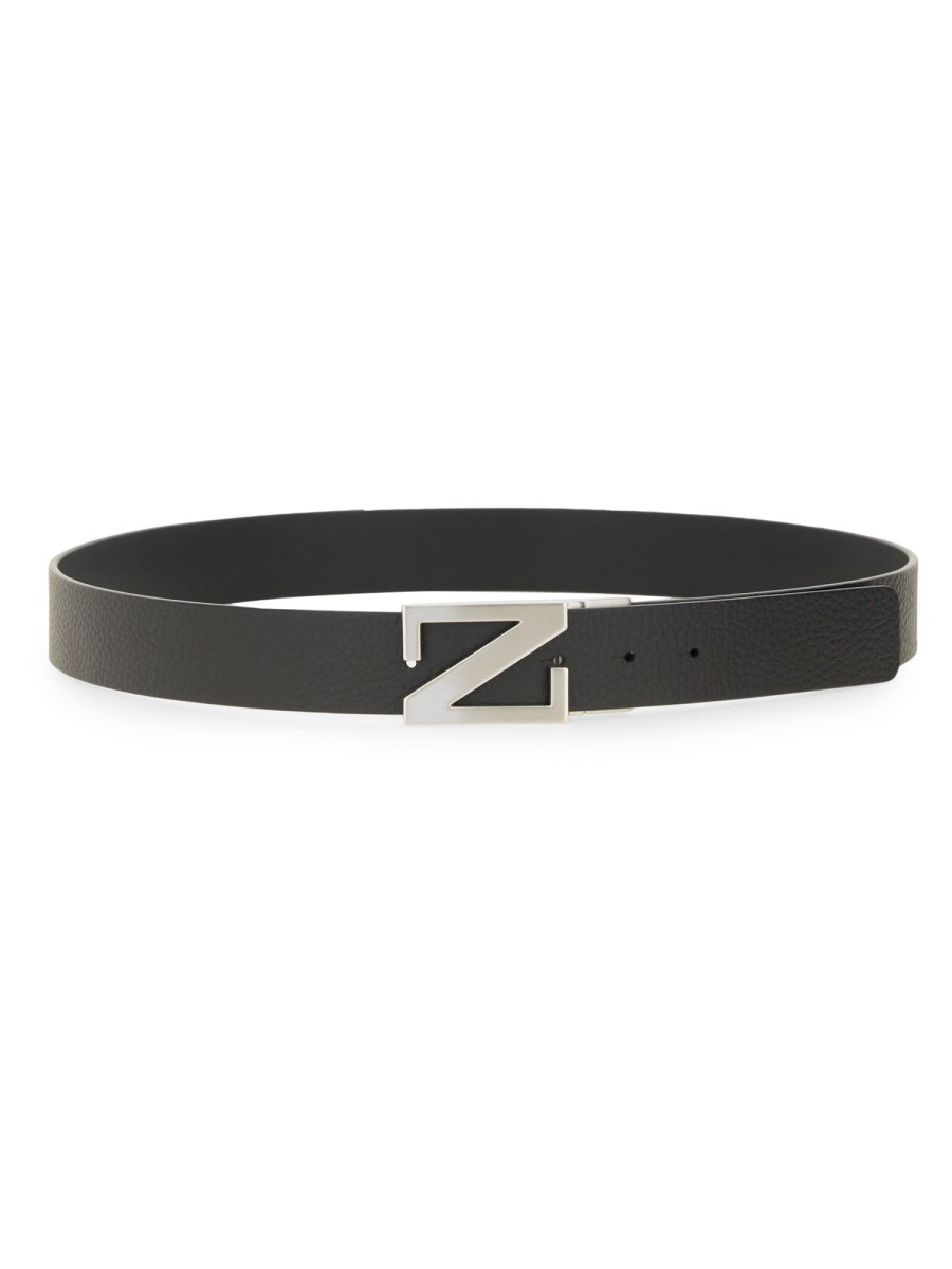 【 】Monogram Buckle Reversible Leather Belt Michael Kors Women's 30mm Black To Brown Reversible MK Logo