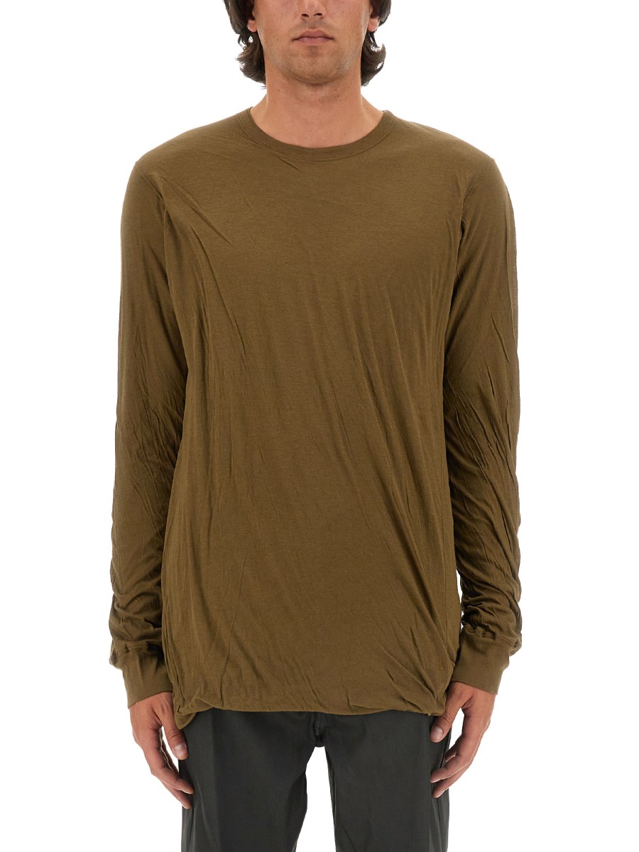 RICK OWENS T-SHIRT IN COTONE