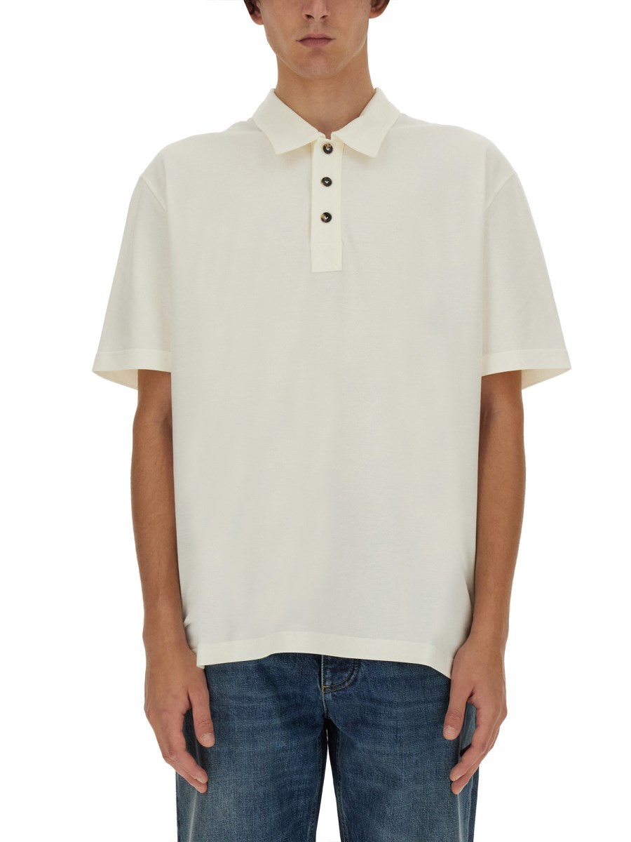 BOTTEGA VENETA POLO IN COTONE PIQUE