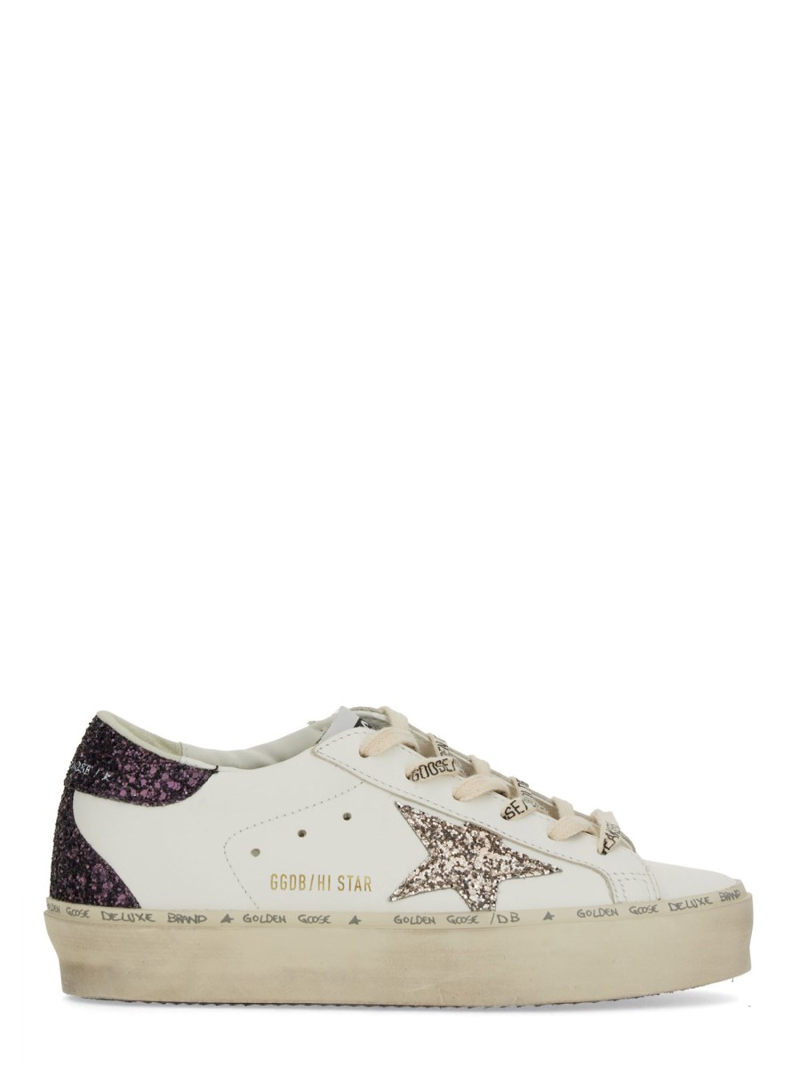 GOLDEN GOOSE SNEAKER HI STAR IN PELLE