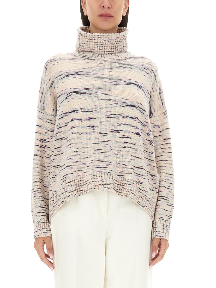 MISSONI PULLOVER A COLLO ALTO IN CACHEMIRE