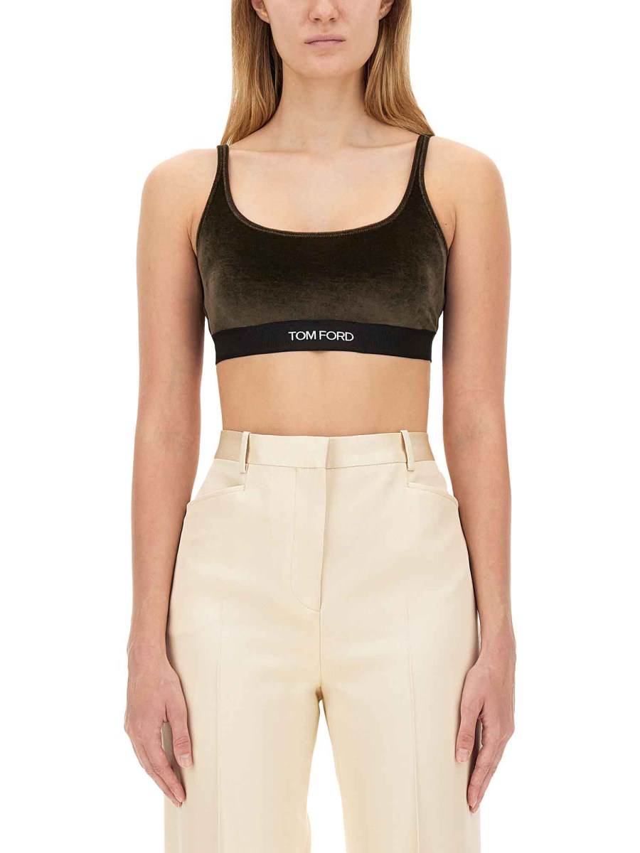 TOM FORD CROP TOP CON LOGO