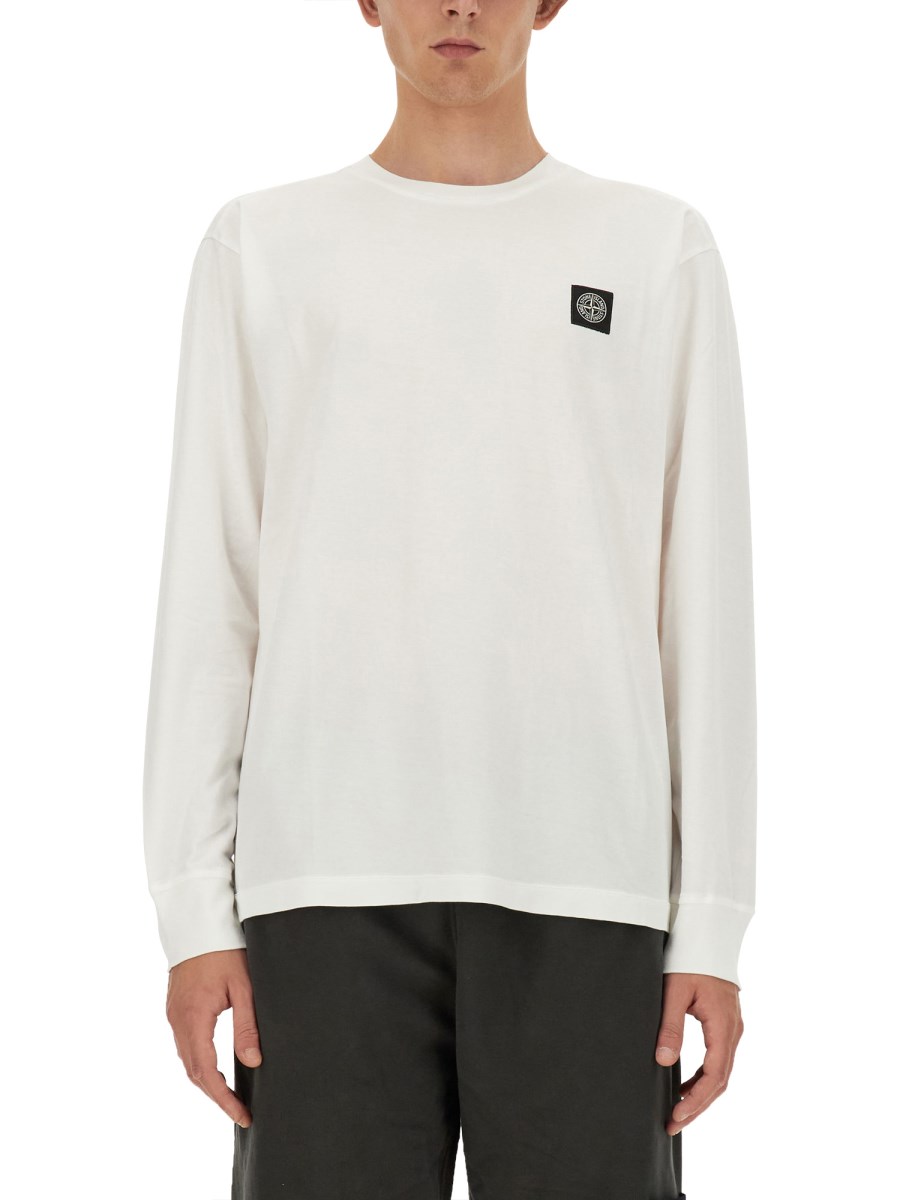 STONE ISLAND T-SHIRT IN COTONE