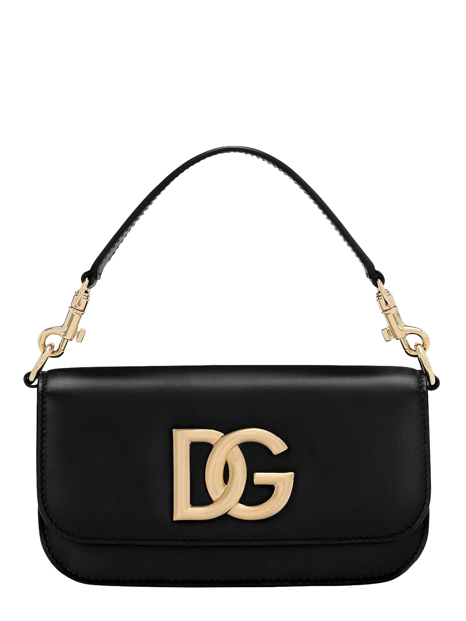 Shop Dolce & Gabbana 3.5 Shoulder Bag In Black