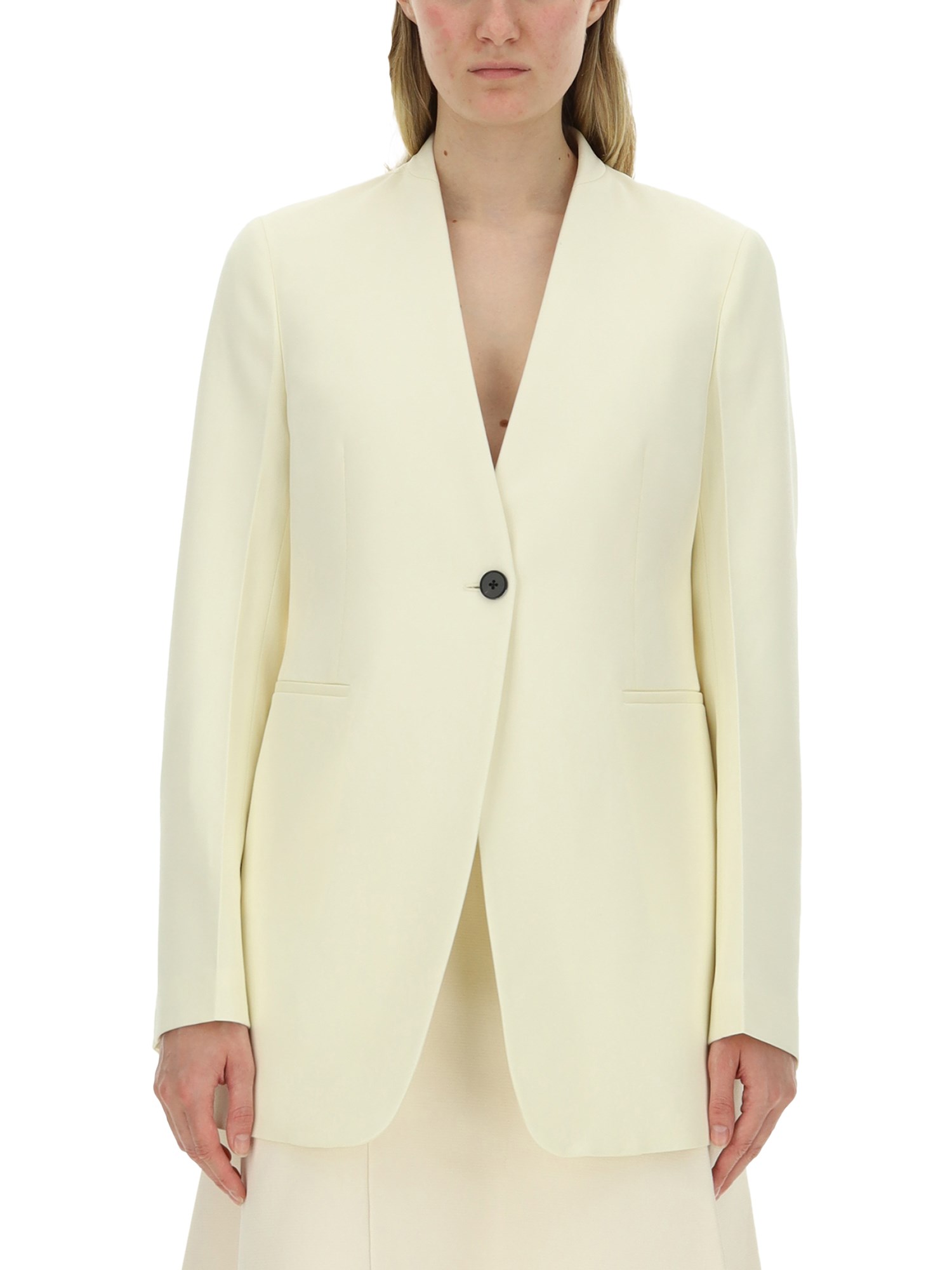 Jil Sander Tailored Jacket In Neutral