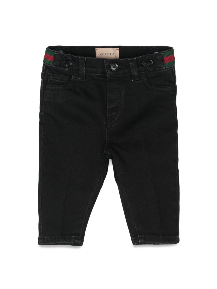 b pants black denim/black/mix