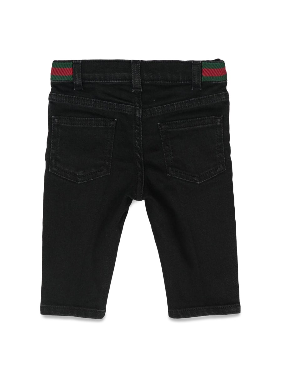 b pants black denim/black/mix