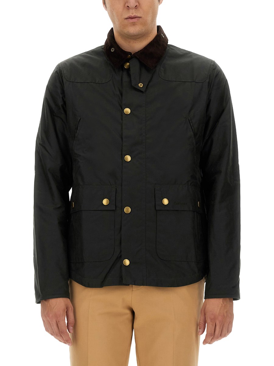 BARBOUR GIACCA REELIN WAX IN COTONE CERATO