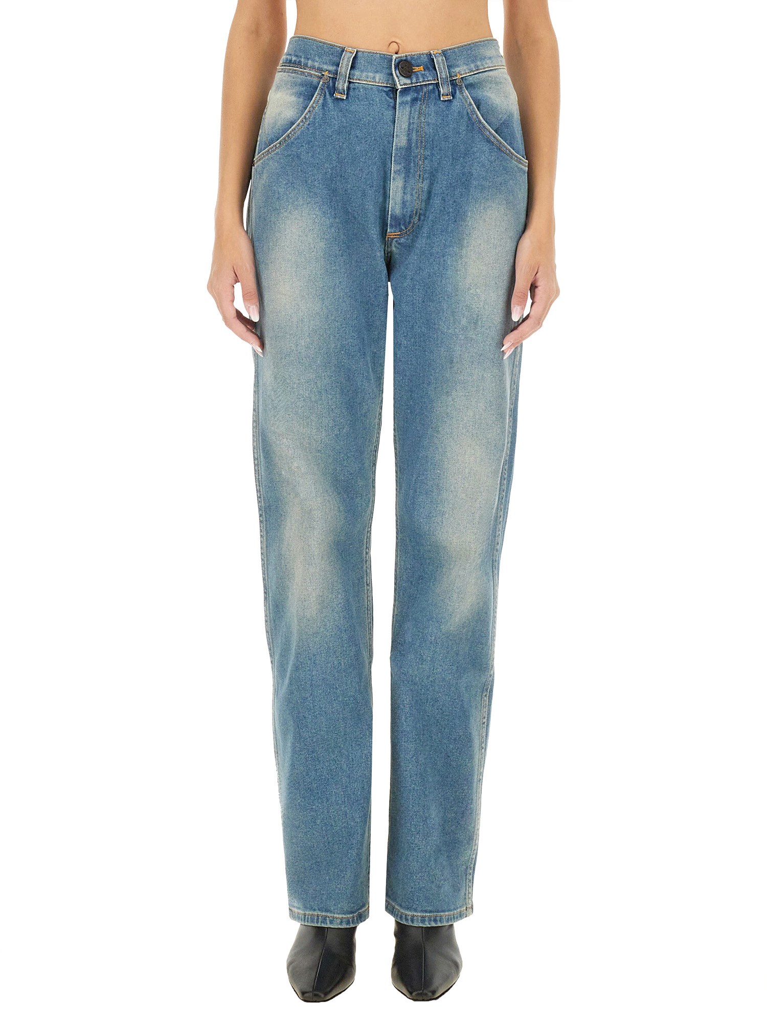 Shop Vivienne Westwood Jeans Baggy In Blue