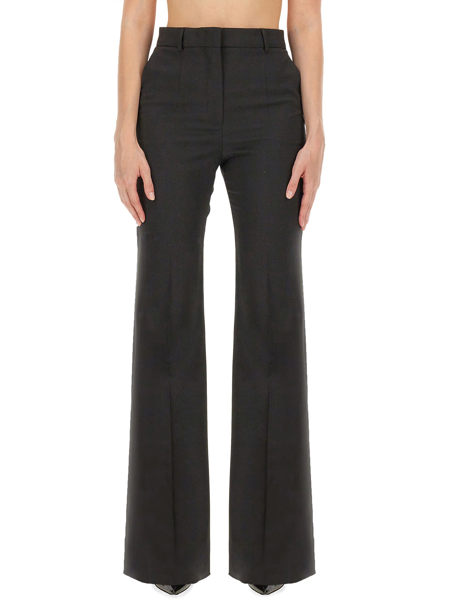 Shop Sportmax "hangar" Pants In Black