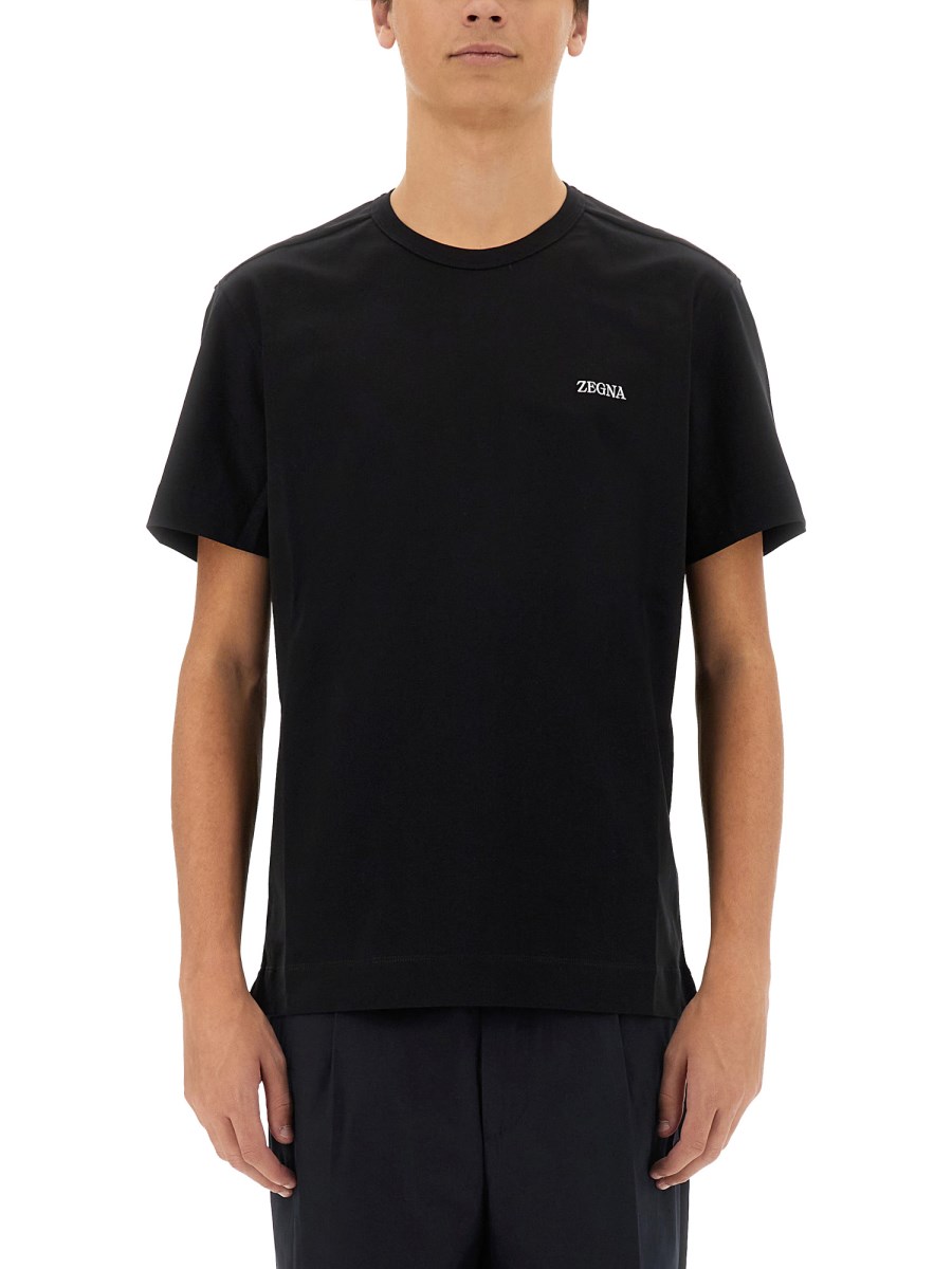 ZEGNA T-SHIRT CON LOGO