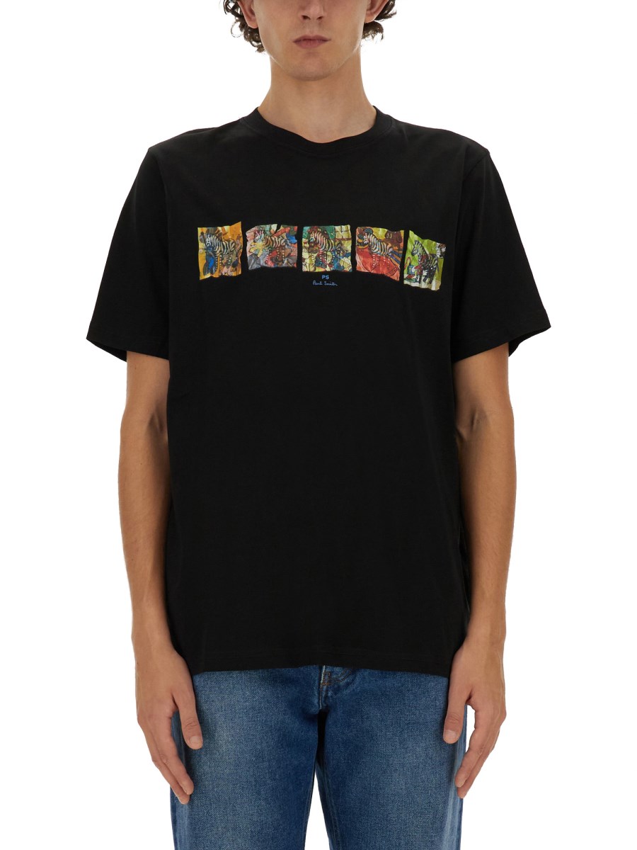 PS BY PAUL SMITH T-SHIRT CON STAMPA