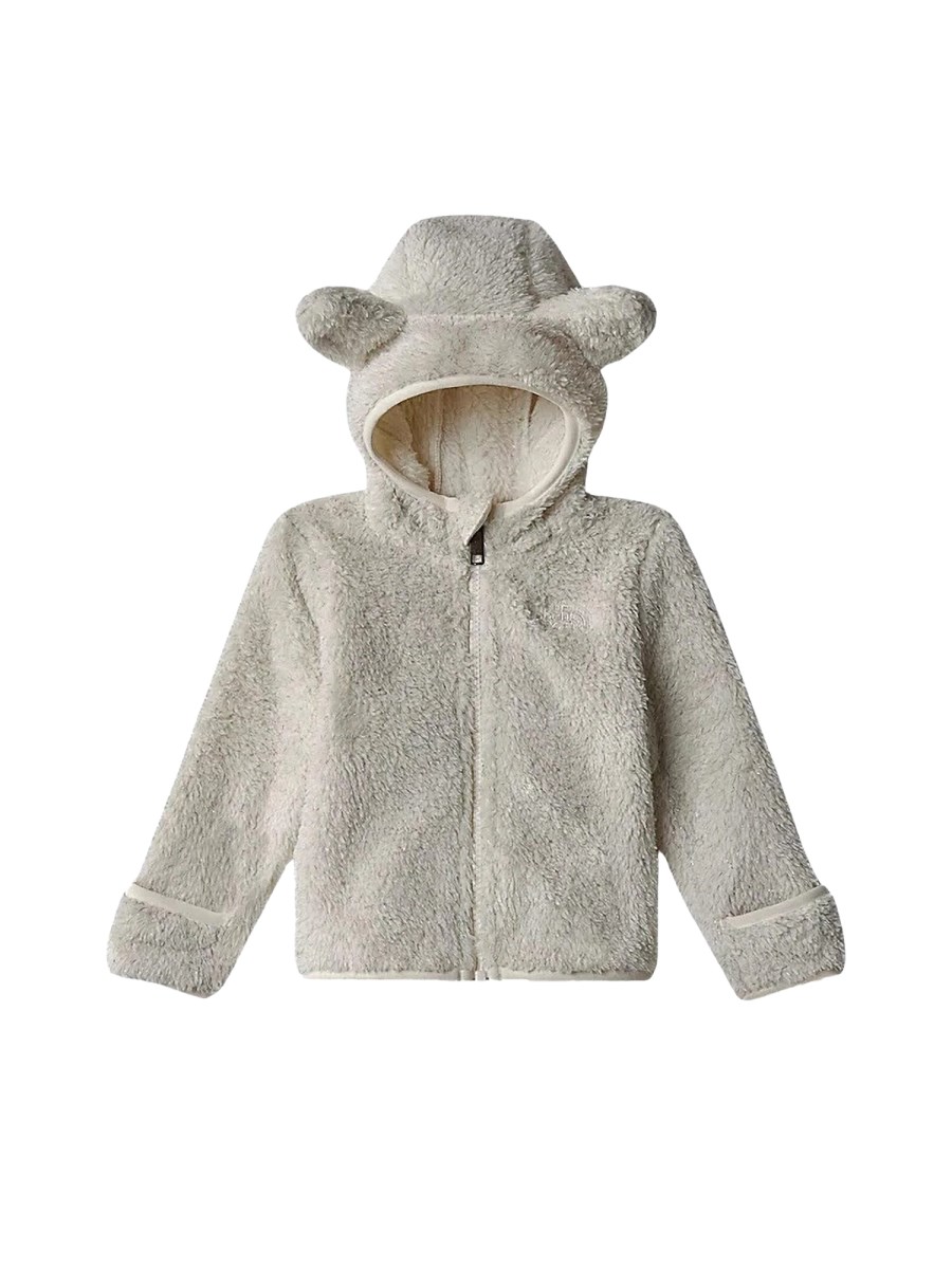 baby campshire f/z hoodie white dune/sparkle