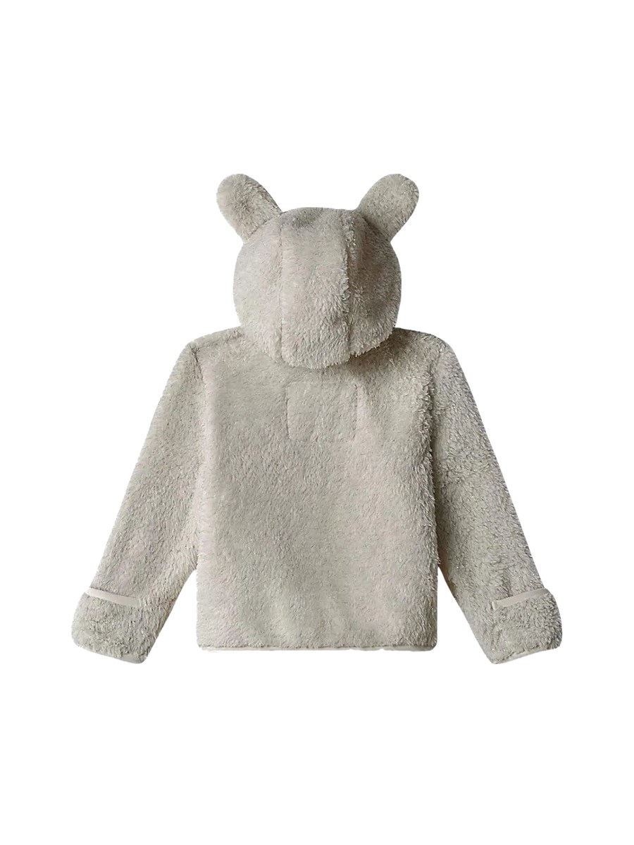 baby campshire f/z hoodie white dune/sparkle