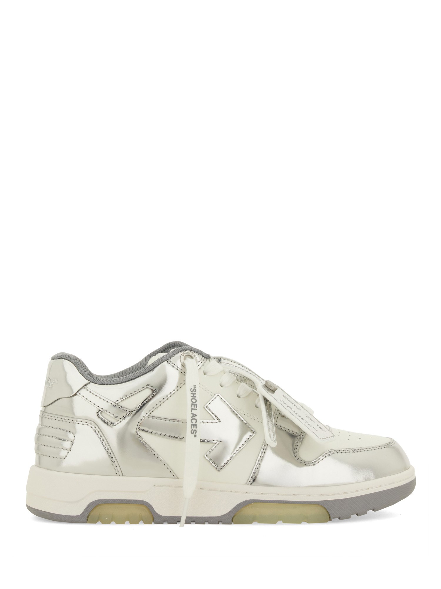 Shop Off-white "out Of Office" Sneaker In Silver