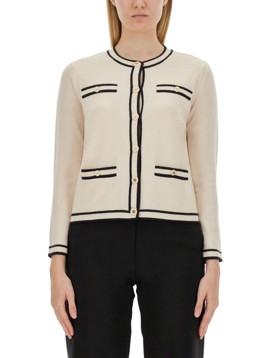 TORY BURCH CARDIGAN "KENDRA" IN LANA