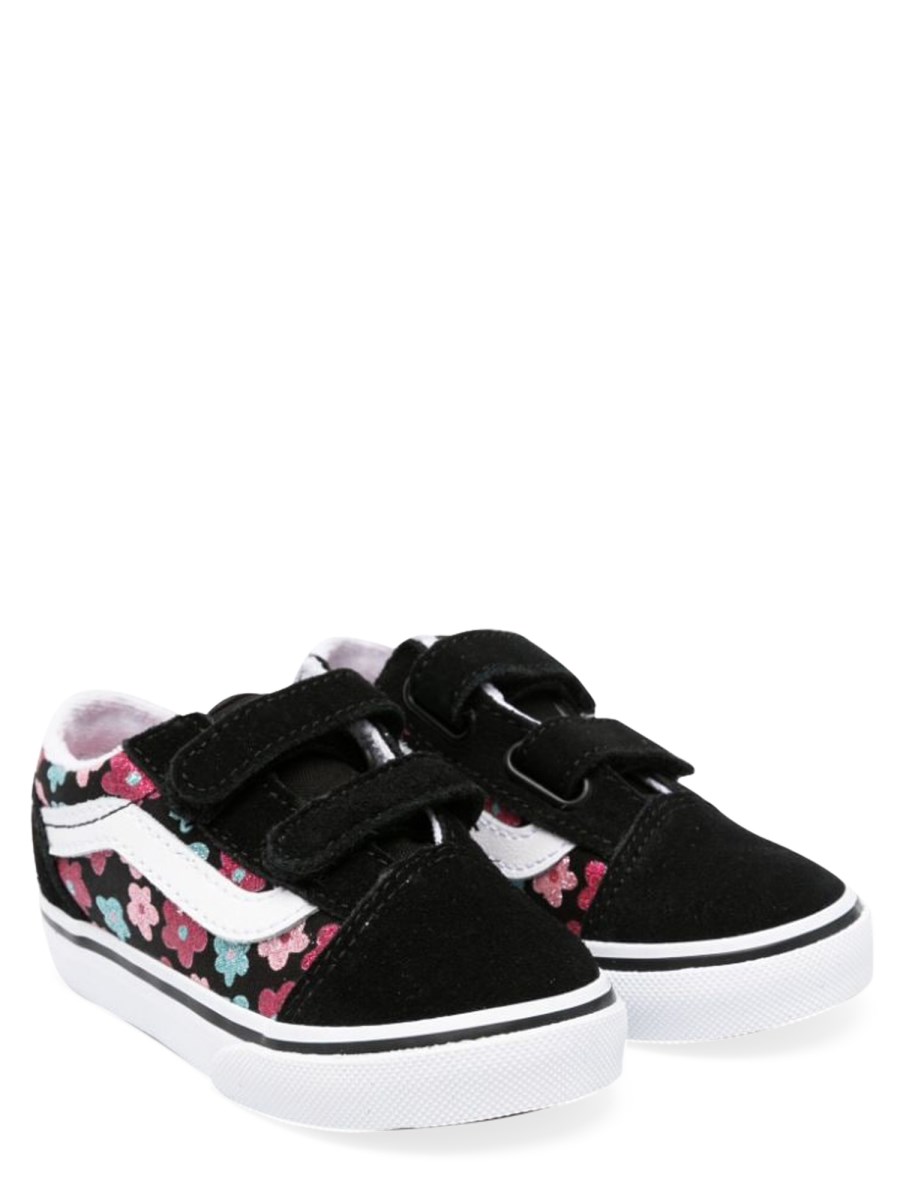 old skool v glitter flower power multi/true white