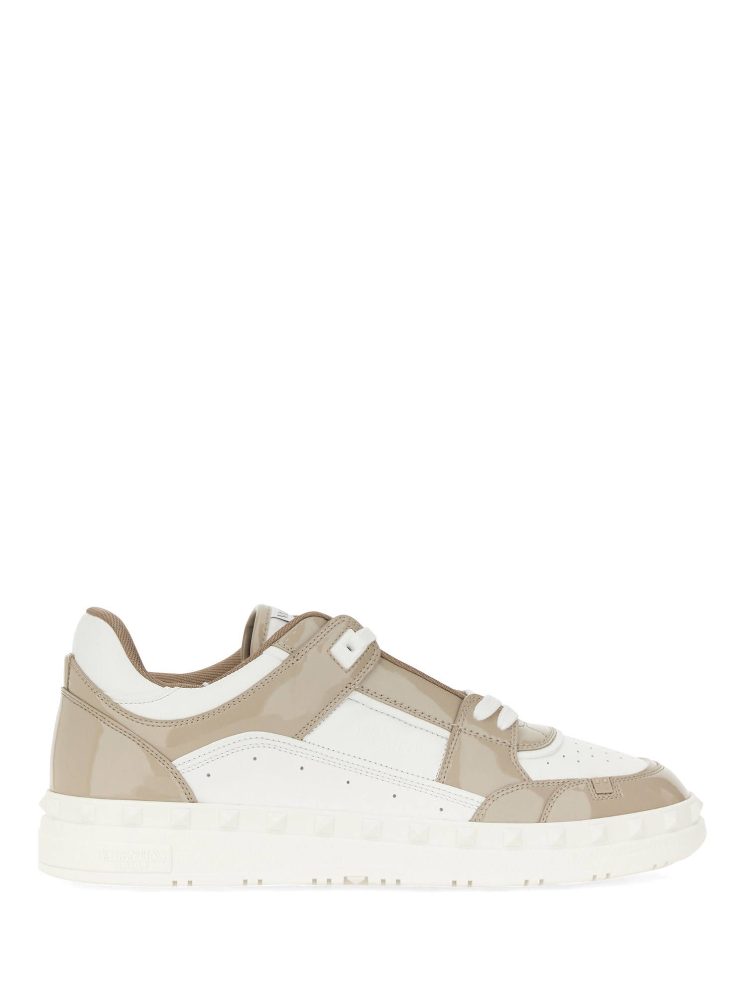 Shop Valentino Low Top Sneaker "freedots" In White