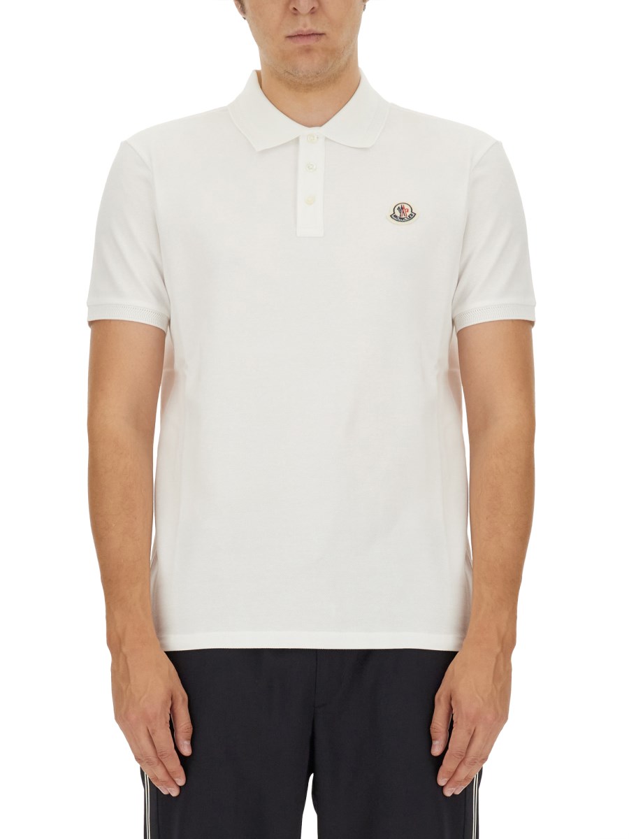 MONCLER POLO IN COTONE