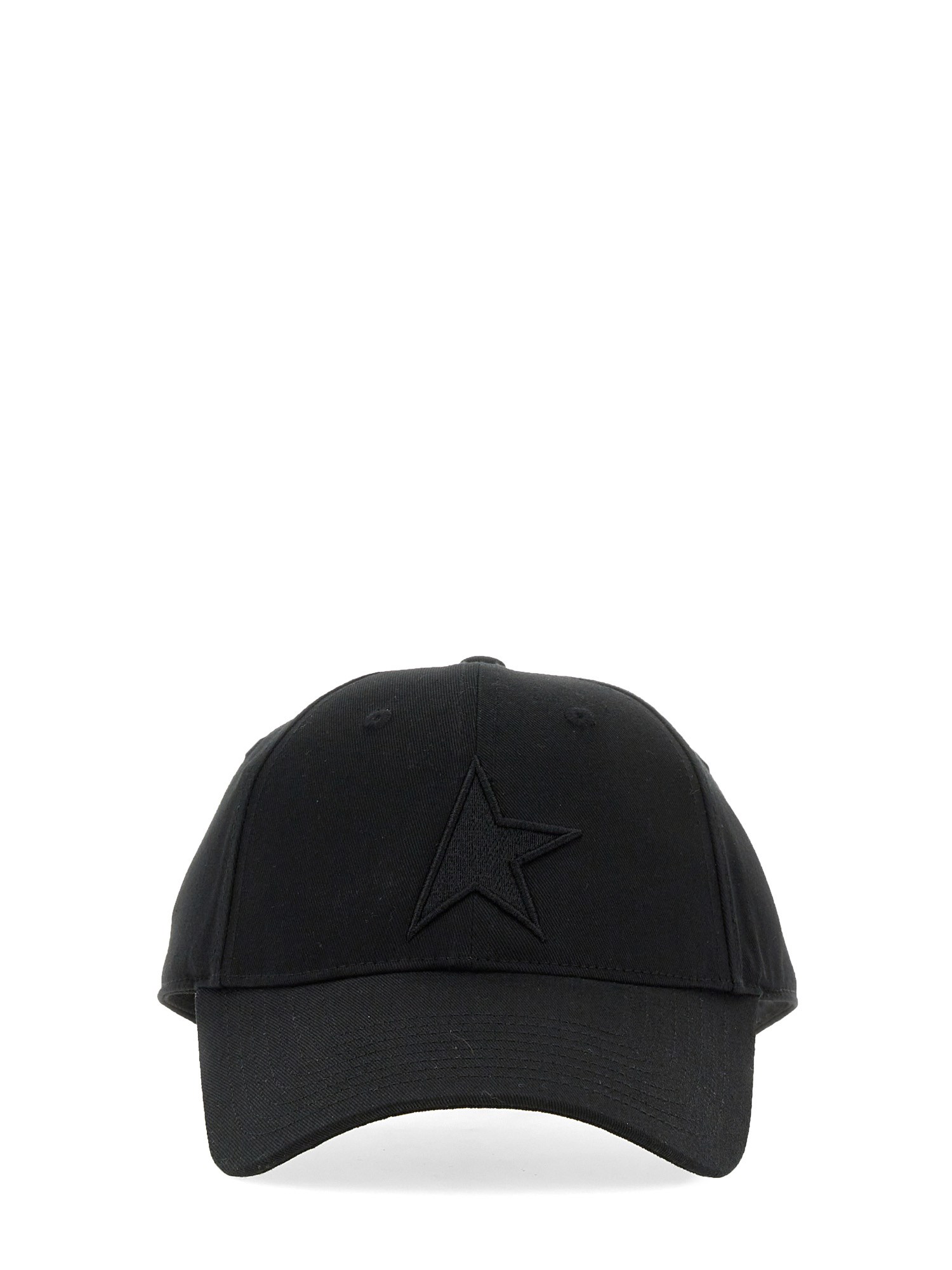 Shop Golden Goose Baseball Cap In Black