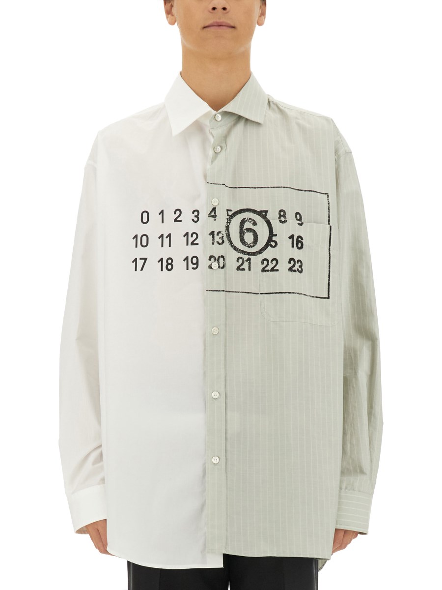 MM6 MAISON MARGIELA CAMICIA CON STAMPA