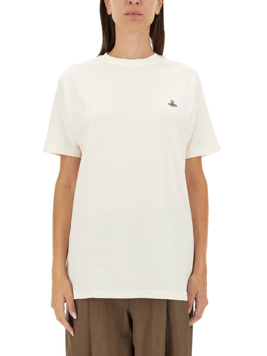 VIVIENNE WESTWOOD T-SHIRT ORB IN COTONE