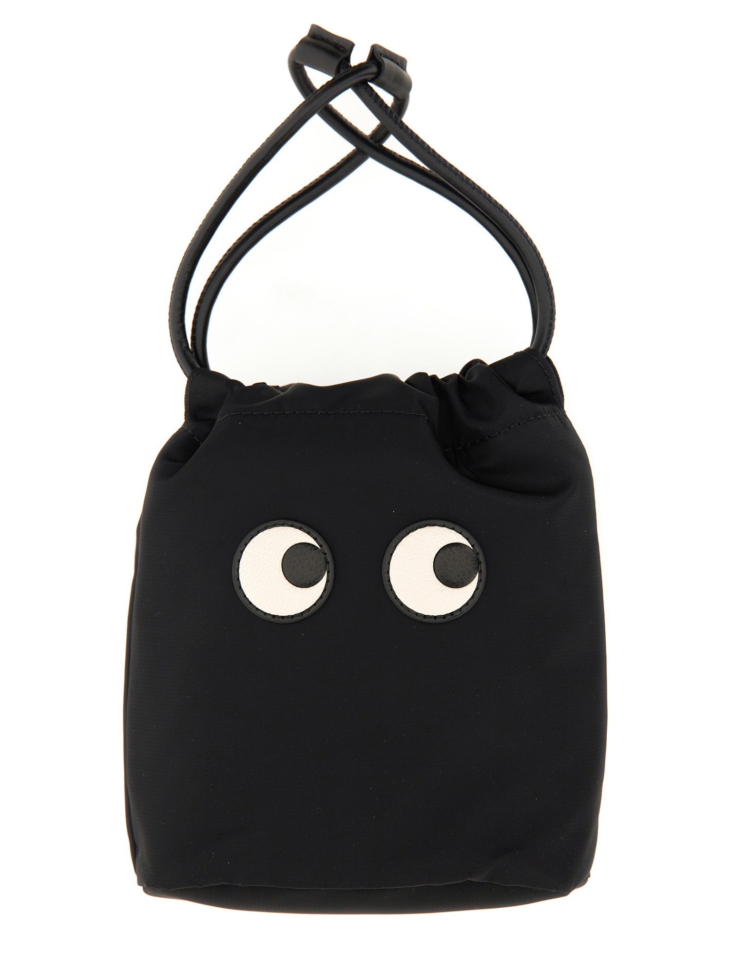 Shop Anya Hindmarch Pouch "eyes" In Black