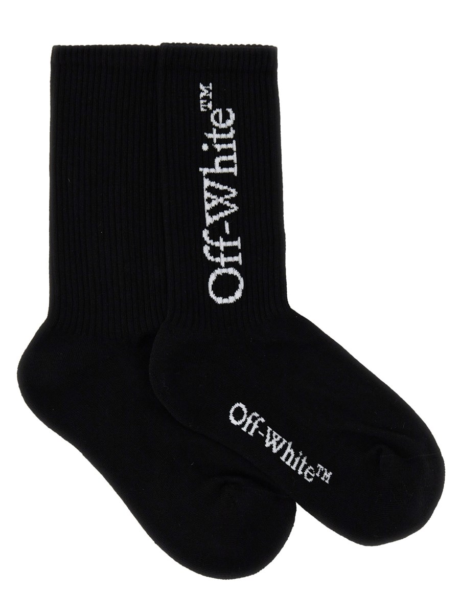 OFF-WHITE CALZINO CON LOGO