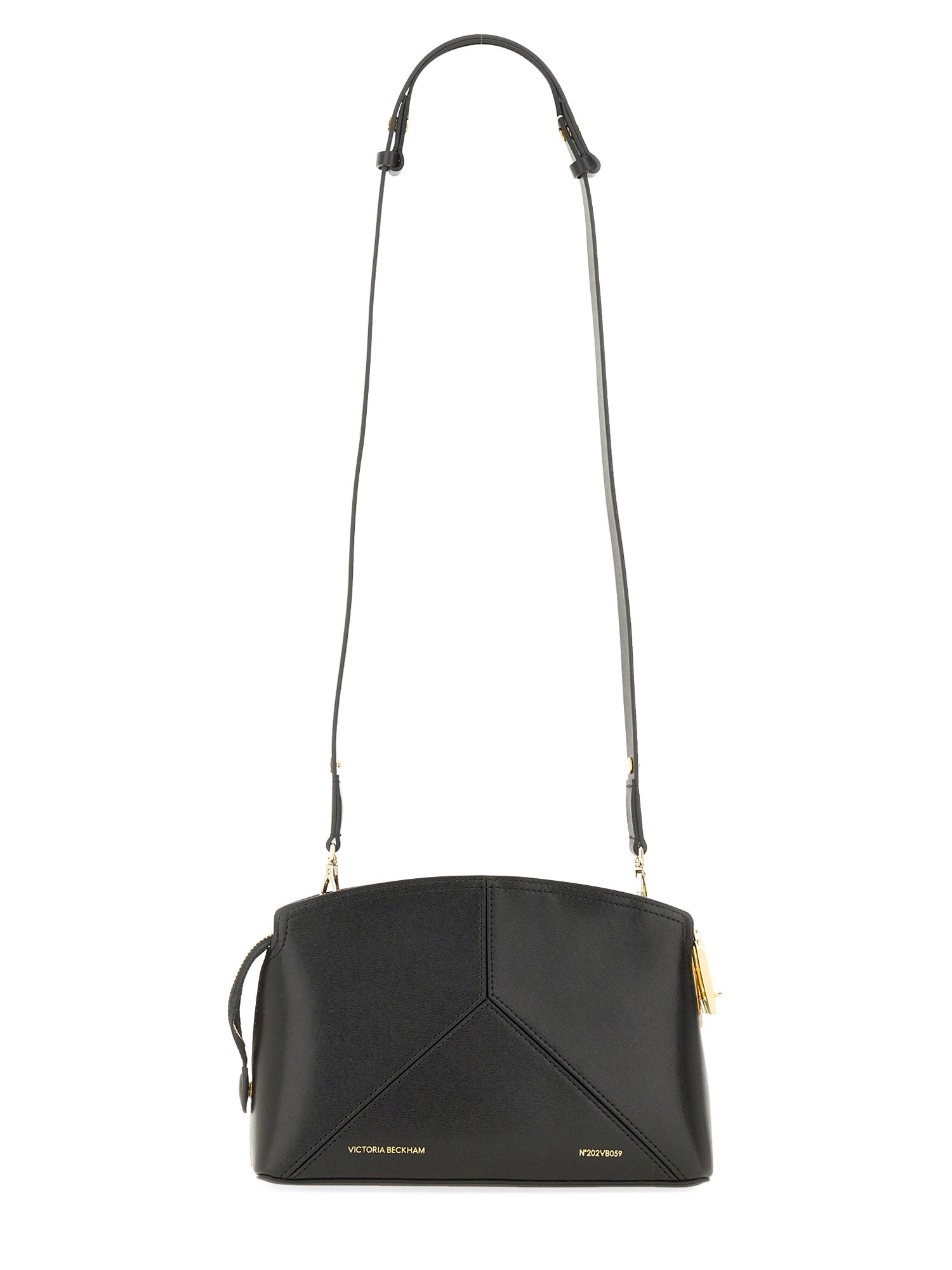 Shop Victoria Beckham Bag With Logo In Black