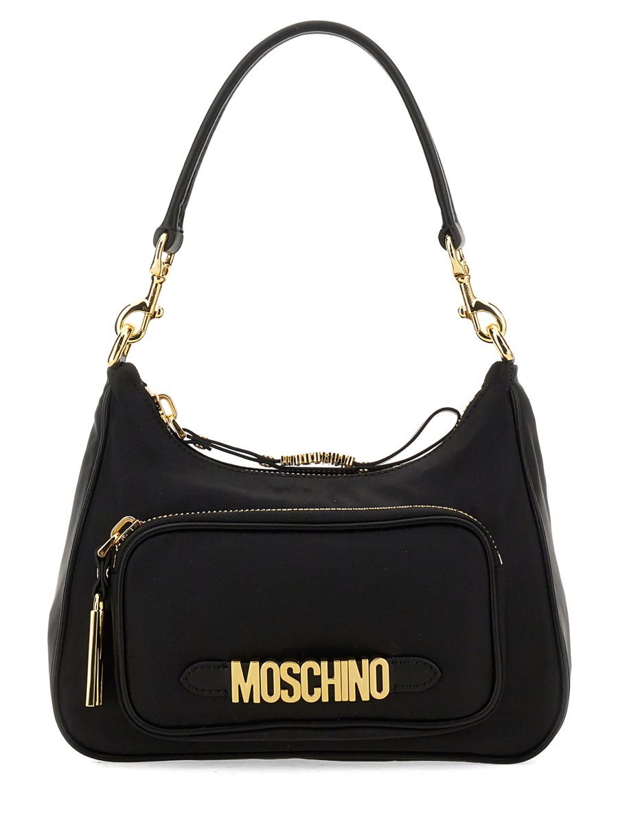 MOSCHINO BORSA CON LOGO IN NYLON